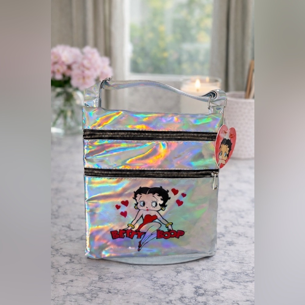 NWT-Betty Boop Homographic Crossbody Bag.